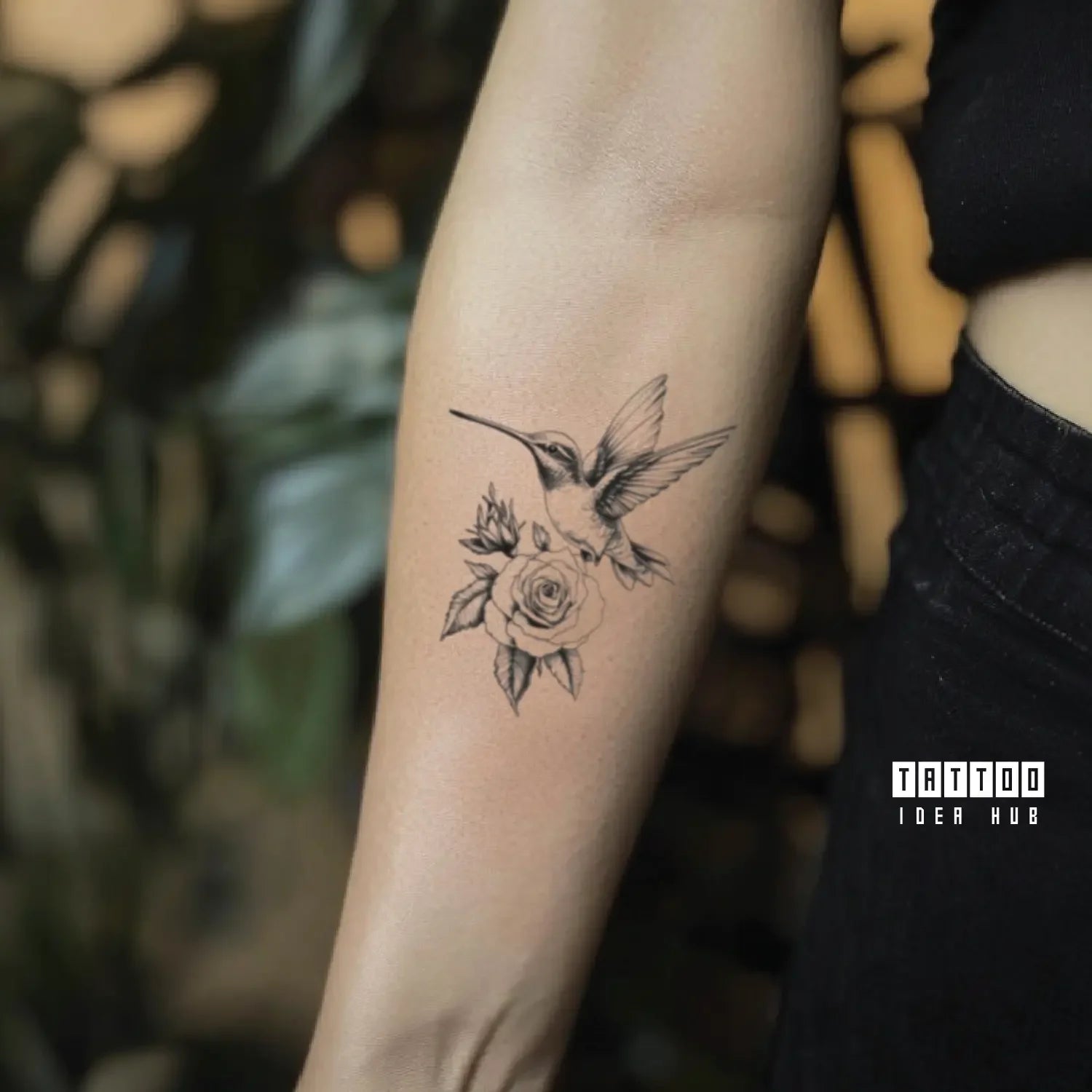 hummingbird tattoo idea design meaning