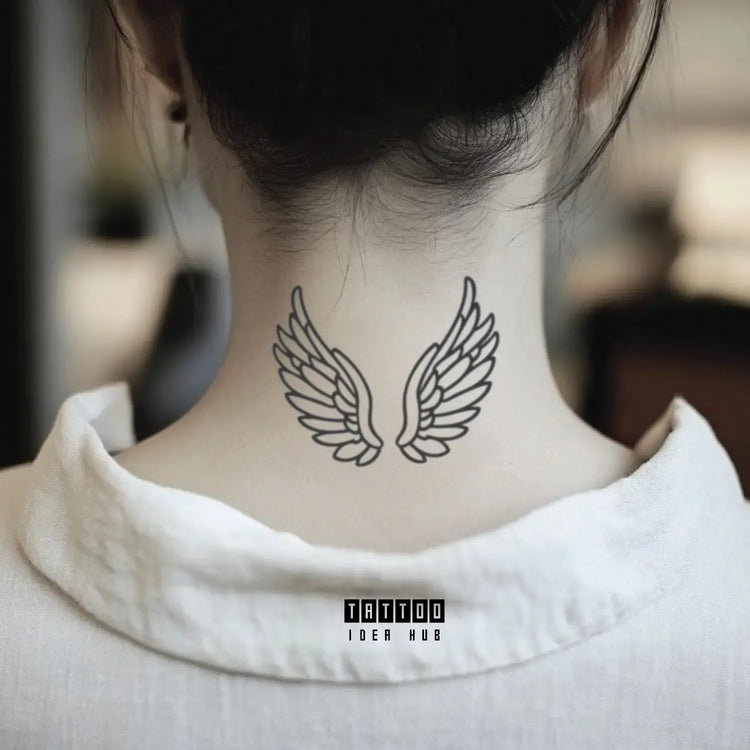 angel tattoo idea design meaning